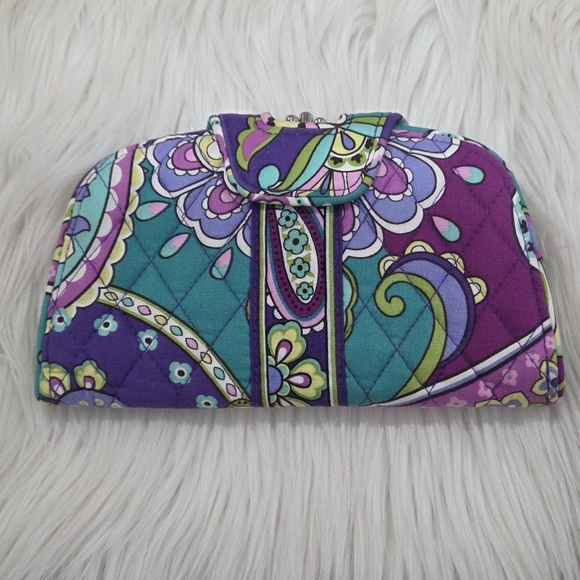 Vera Bradley Heather Kiss N' Snap Wallet New - Picture 1 of 6